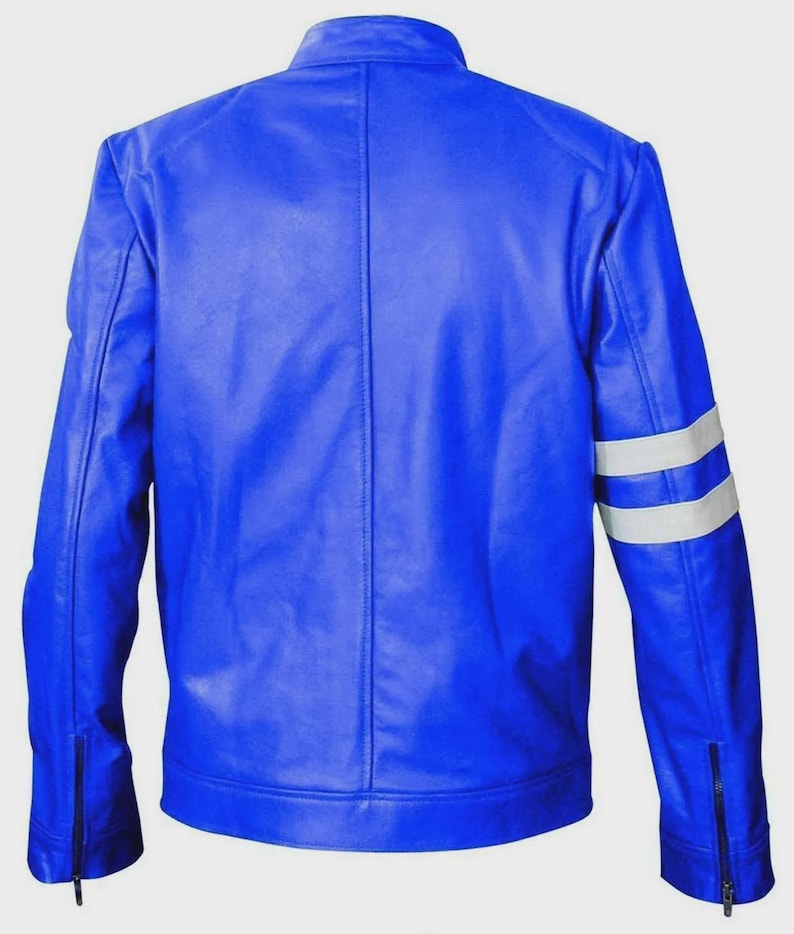 Handmade Ben 10 Inspired Albedo Cosplay Jacket | Red Leather Biker Jacket | Cosplay Outfit