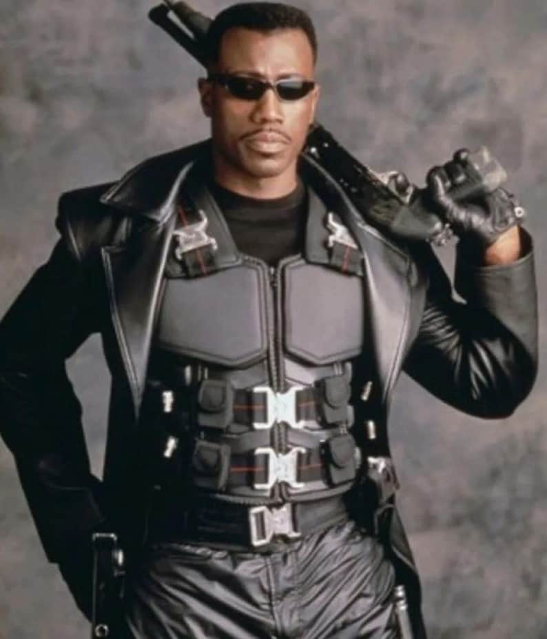 Wesley Snipes Blade Runner Vampire Hunter Cosplay Costume - Handmade