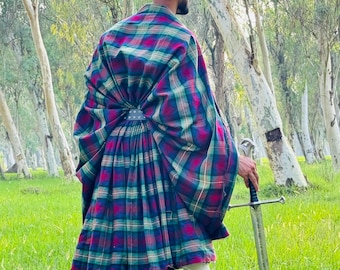 Tartan Great Kilt Highland Traditional 16th Century Great Kilt for Men Available in 100+ Tartans