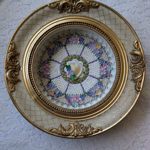 Sailor Valentine, &quot;Romantic Shell Bloom&quot; Sailor&#39;s Valentine, shell art, shell mosaic