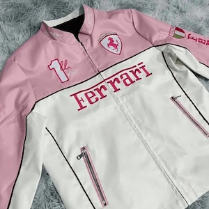 Pink Ferrari Jacket - Etsy