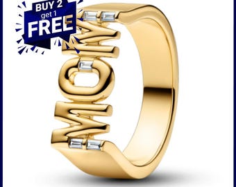 Gold Ring - “Mom”