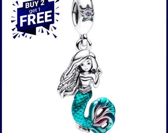 Ariel The Little Mermaid Charm Pendant