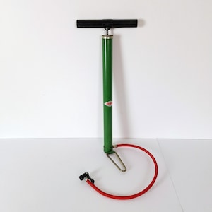 Ancienne pompe à air vélo Tornade Monobloc Alu 1950 old bike Pump 40cm
