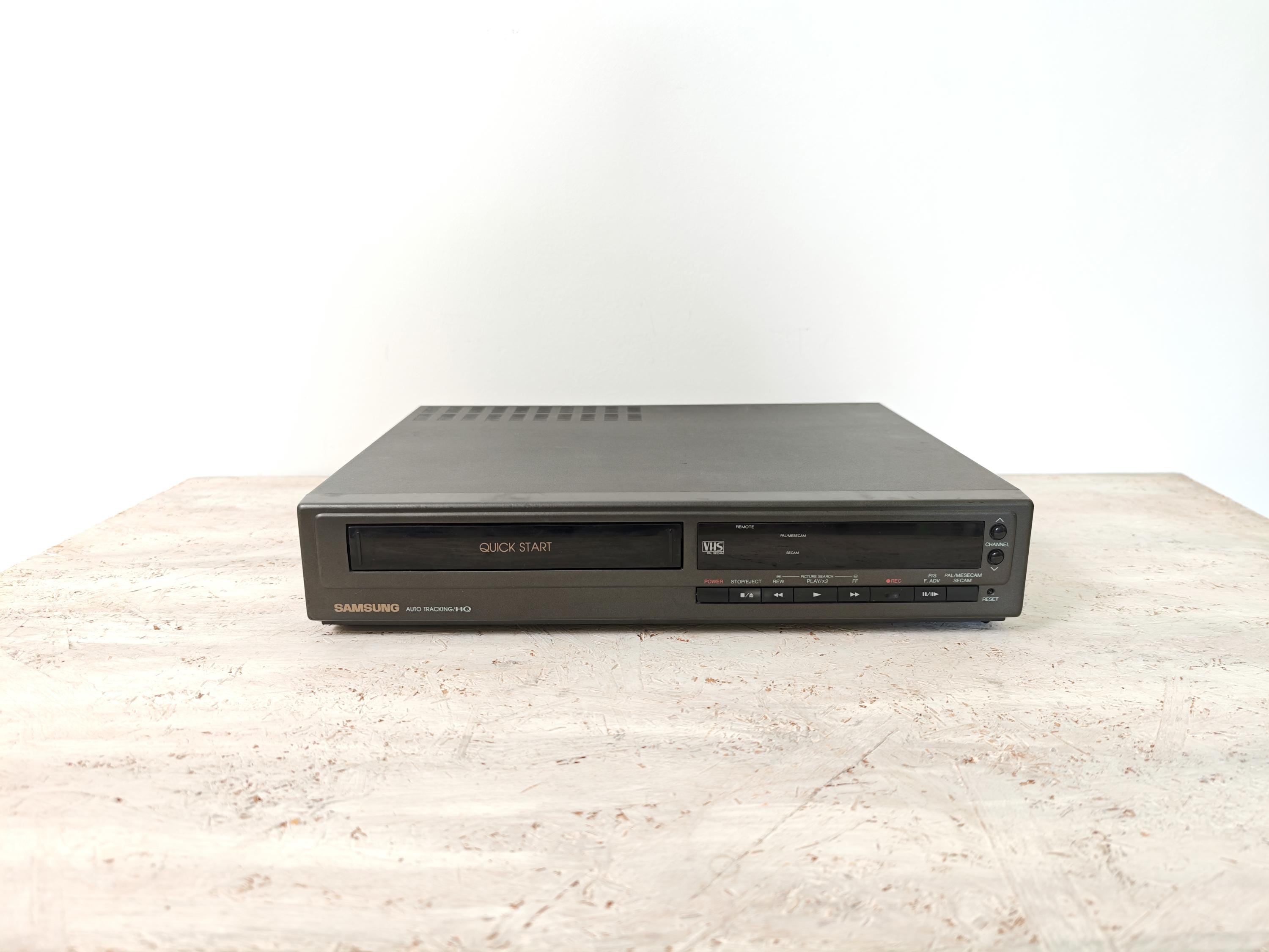 Vintage Samsung VK-1230 seg / Magnétoscope / VHS / Quick Stars / Magnétoscope