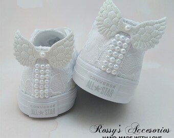 converse flower girl shoes