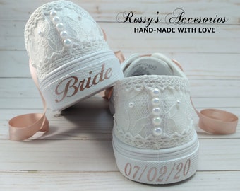 bling tennis shoes for wedding