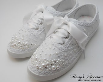bling tennis shoes for wedding