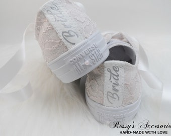 converse lace wedding shoes