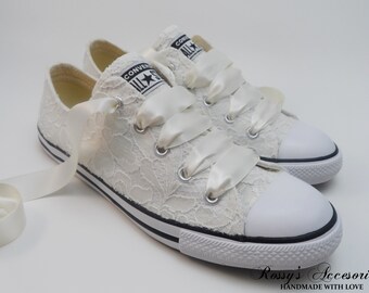 sparkly converse for wedding