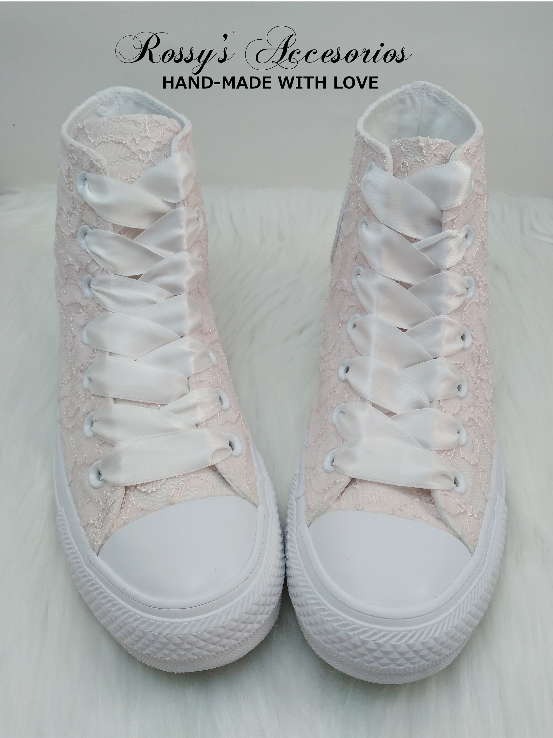 blush high top converse