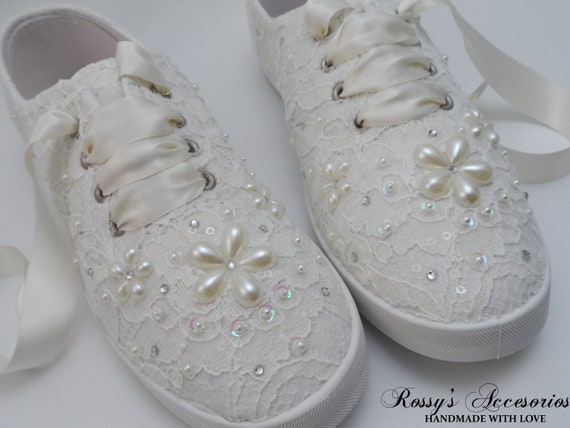 wedding trainers for bride
