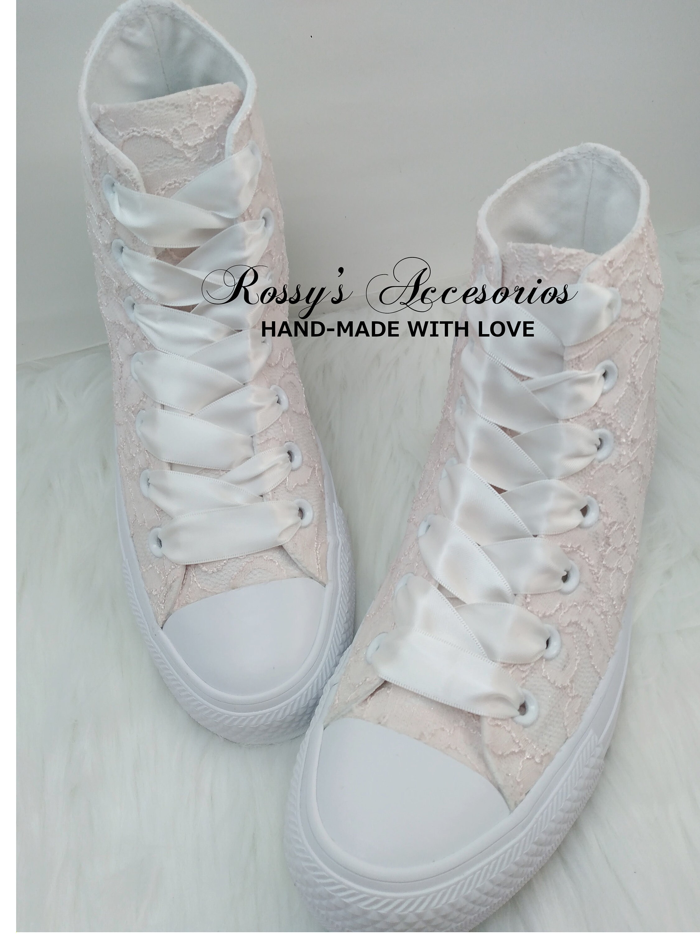 blush high top converse