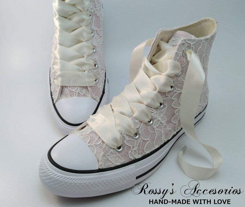Ivory Blush High Top Converse / Women's High Top Etsy