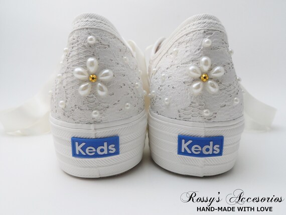 platform wedding sneakers for bride