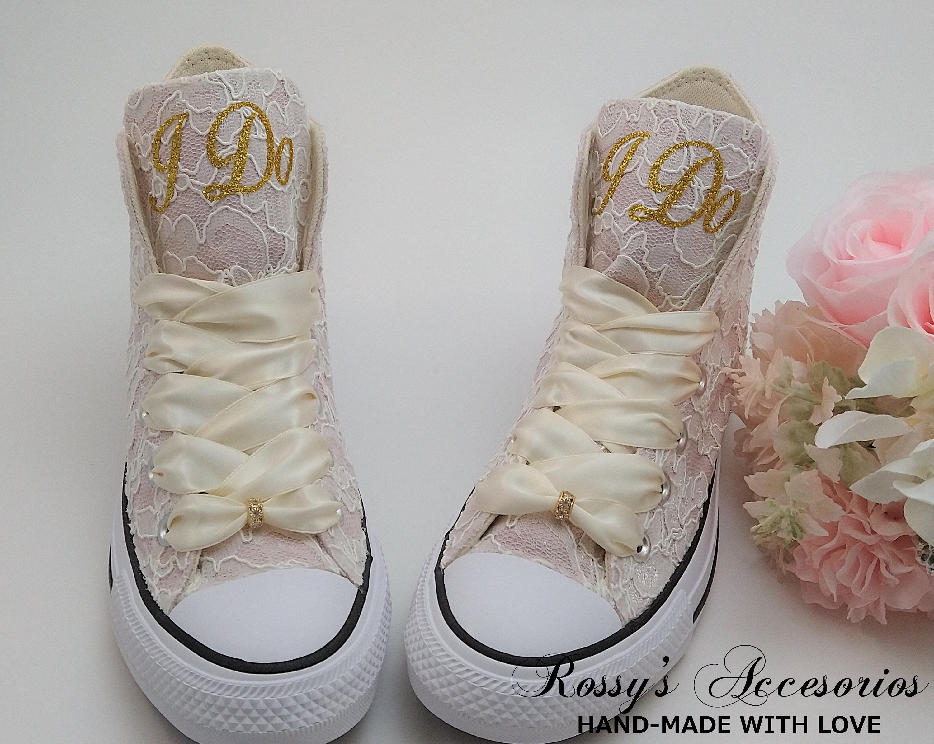 blush high top converse