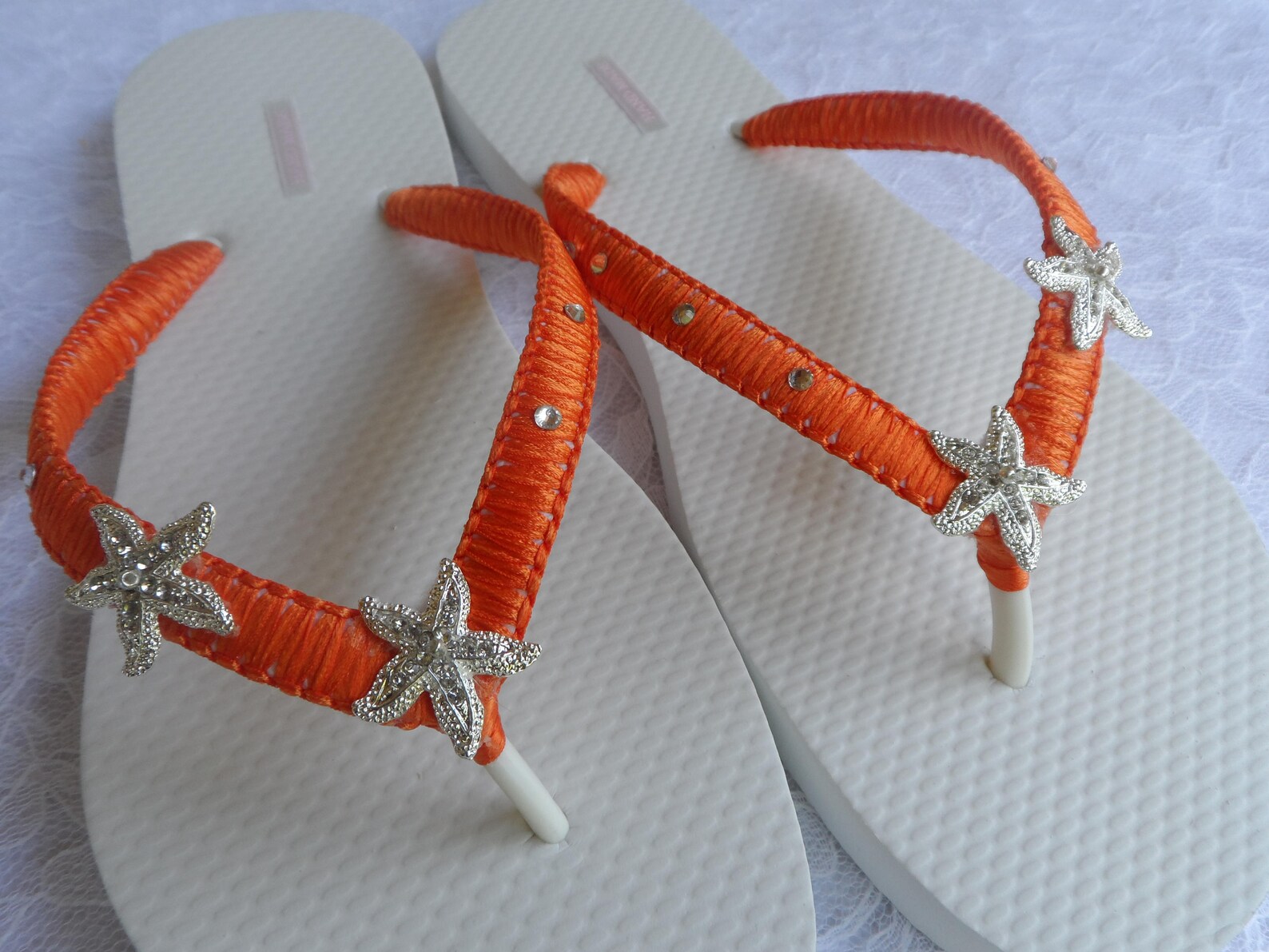 starfish flip flops