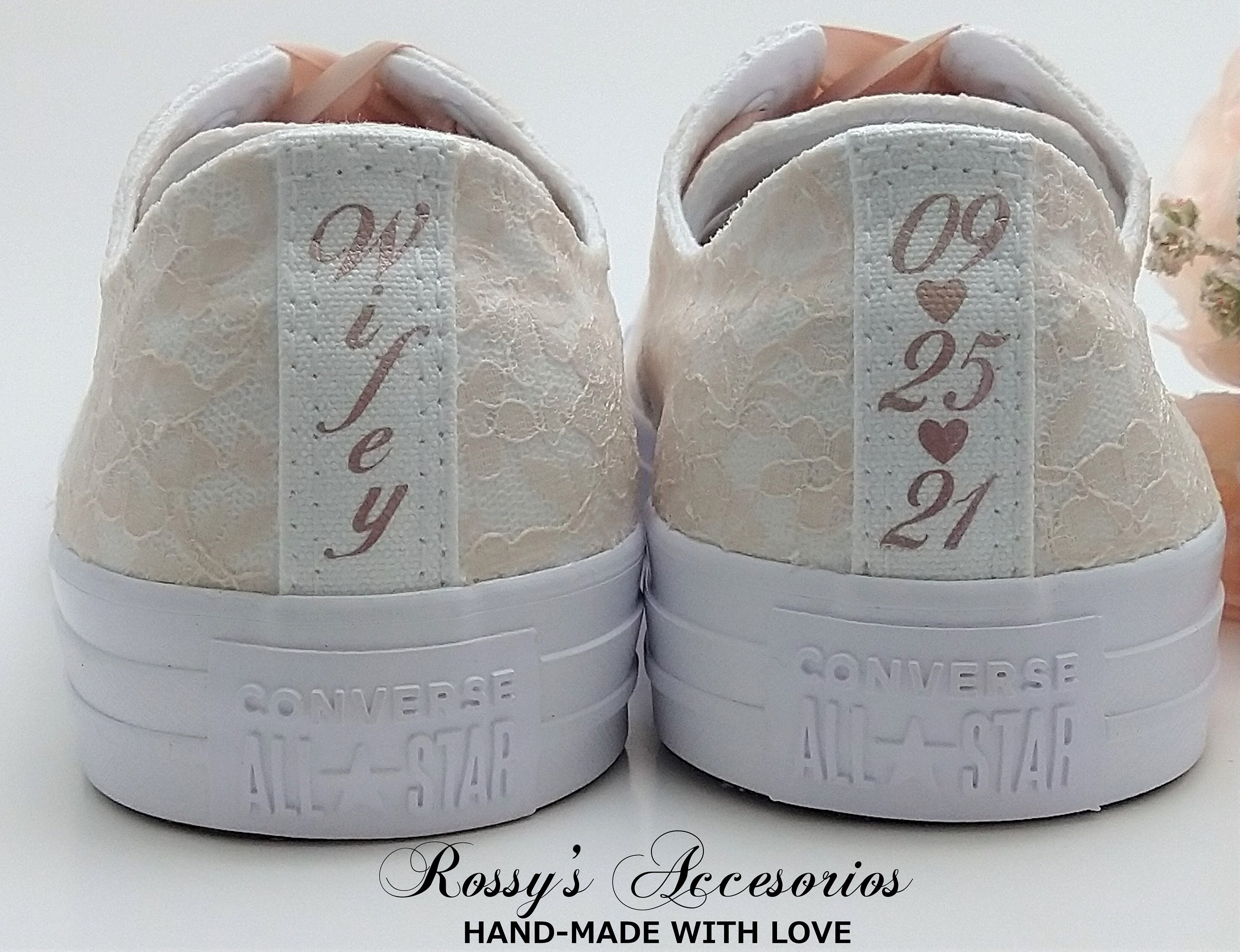Champagne shop colored converse