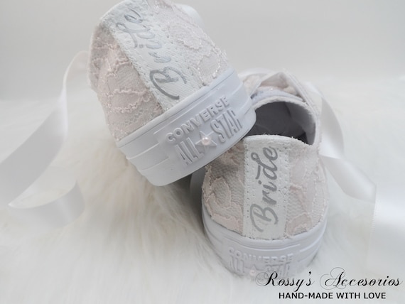 converse wedding laces