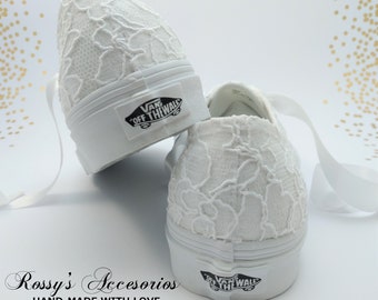 lace white vans
