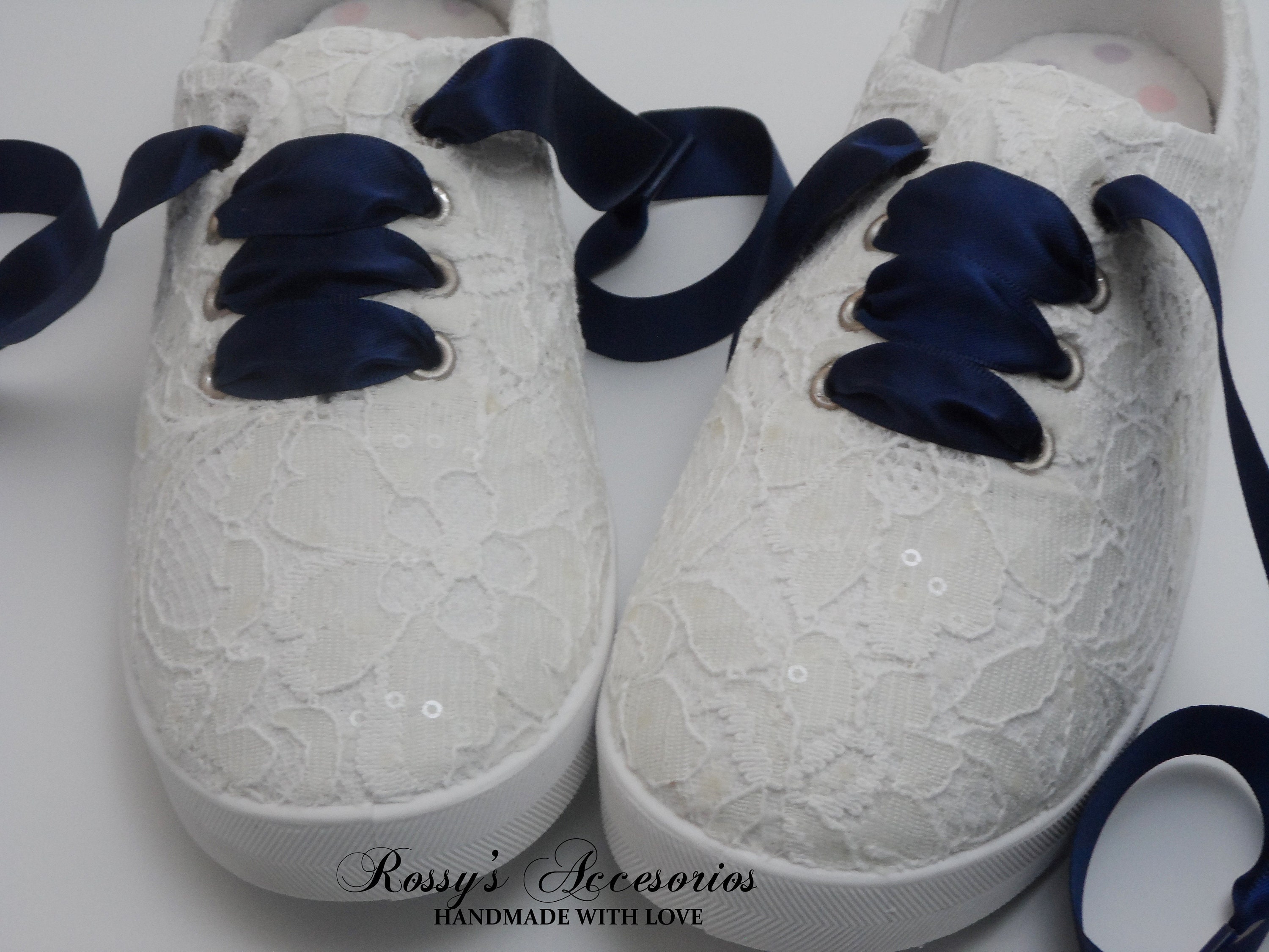 blue sequin tennis shoes