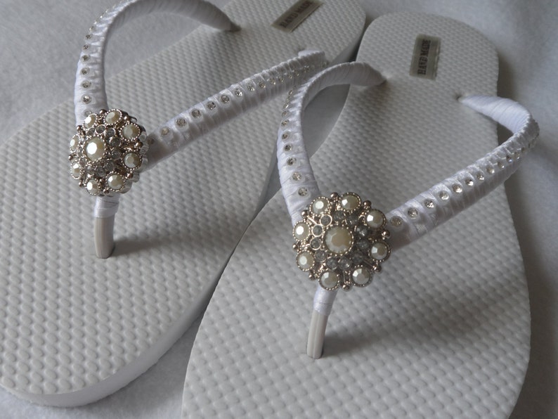 bridal flip flops