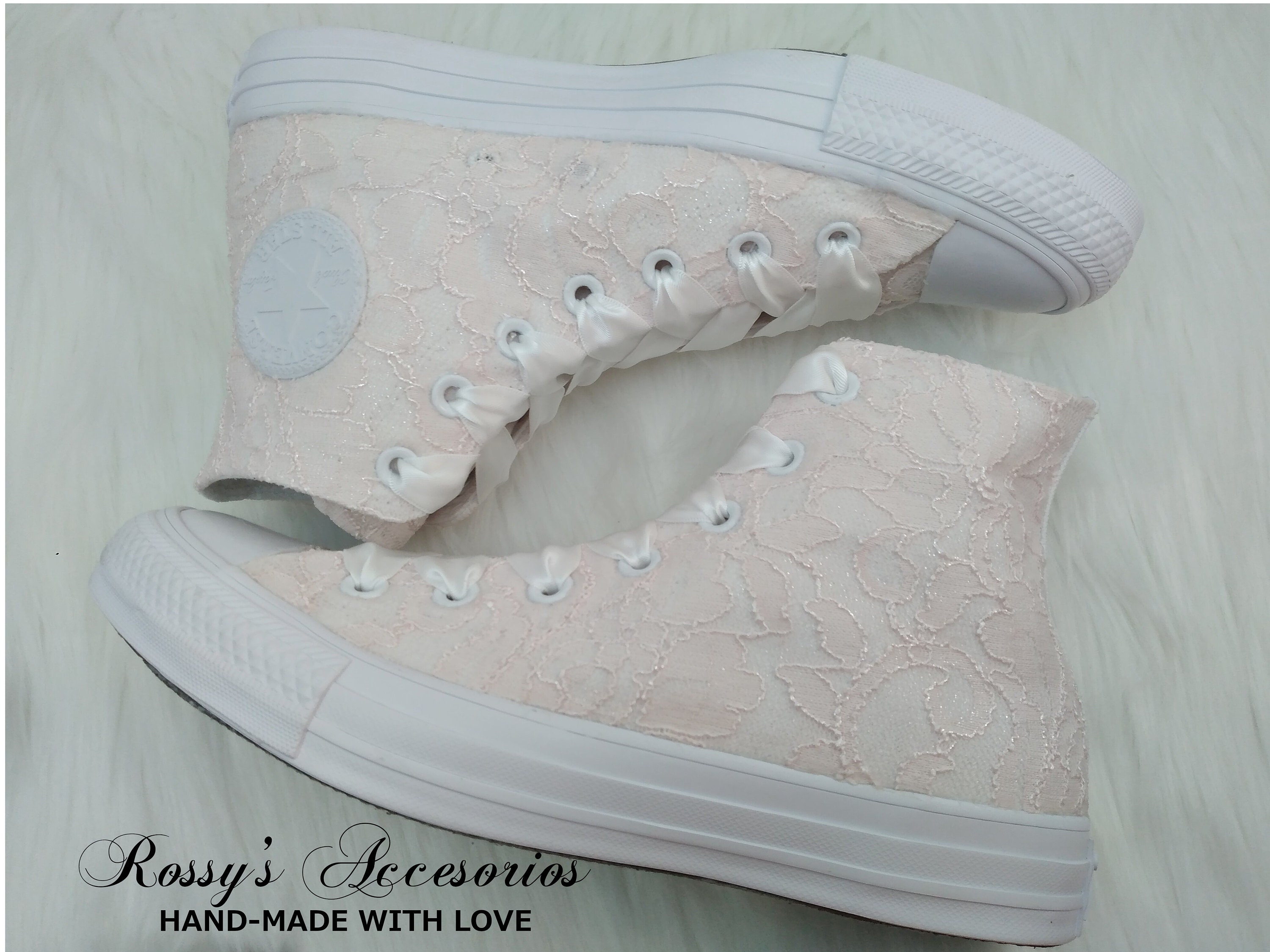 blush high top converse