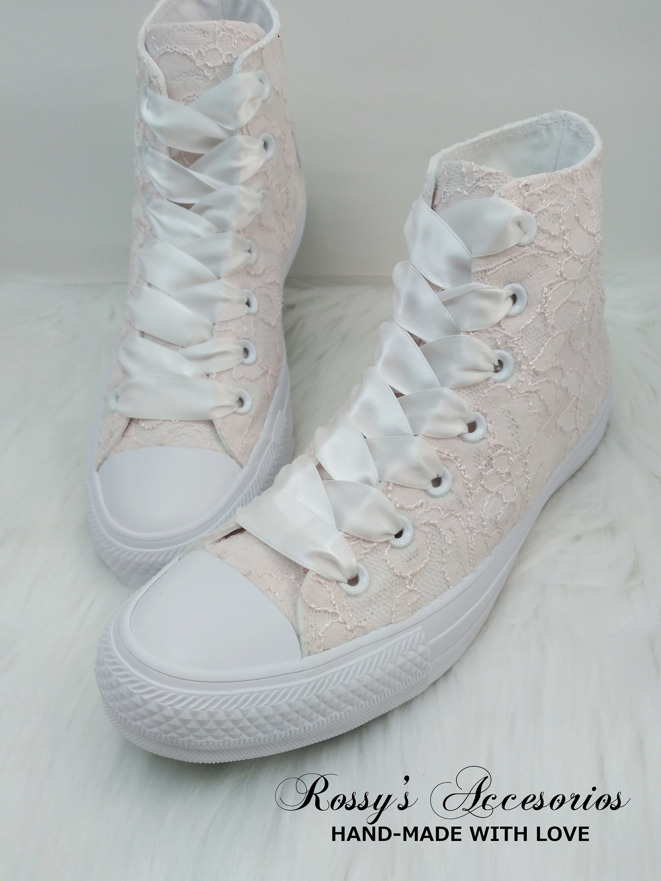 blush high top converse