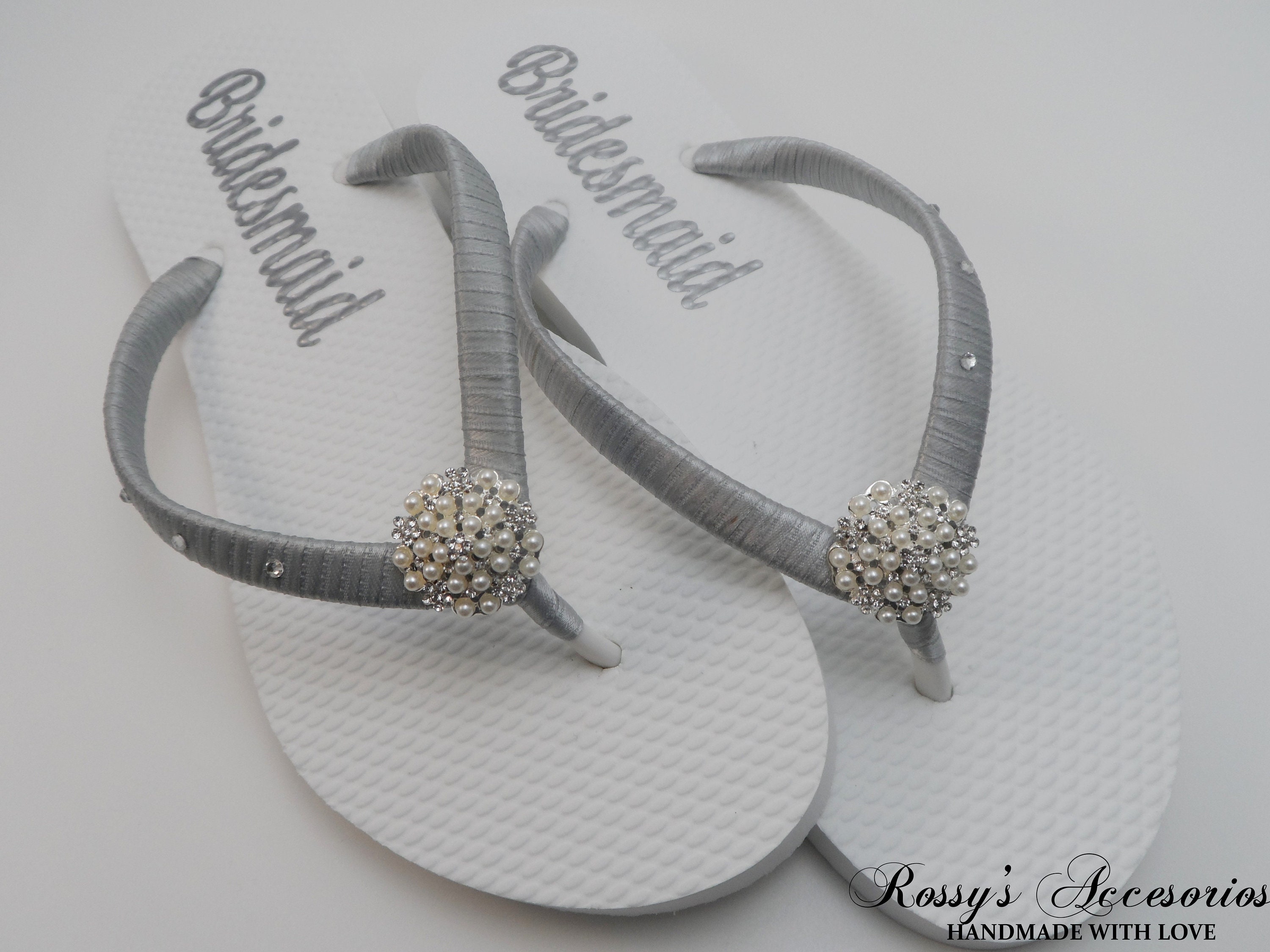 wedding party flip flops