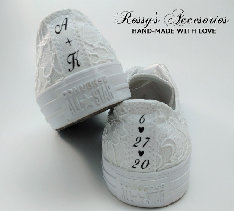 wedding converse etsy