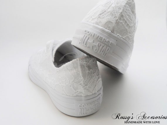 converse wedding laces