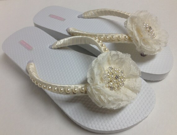 etsy wedding flip flops