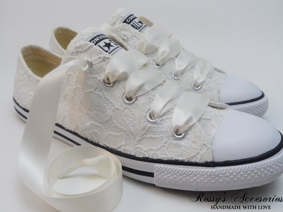 converse mariage dentelle