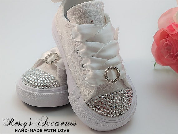 Zapatos para niñas pequeñas / Encaje de blanca -