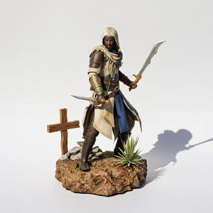 Guerrero Asesino del Desierto Modular STL – Miniatura imprimible en 3D de 6 piezas (Descarga digital)