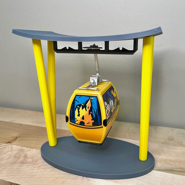 Custom Skyride mini display- Unique collector showcase for Disney Skyliners