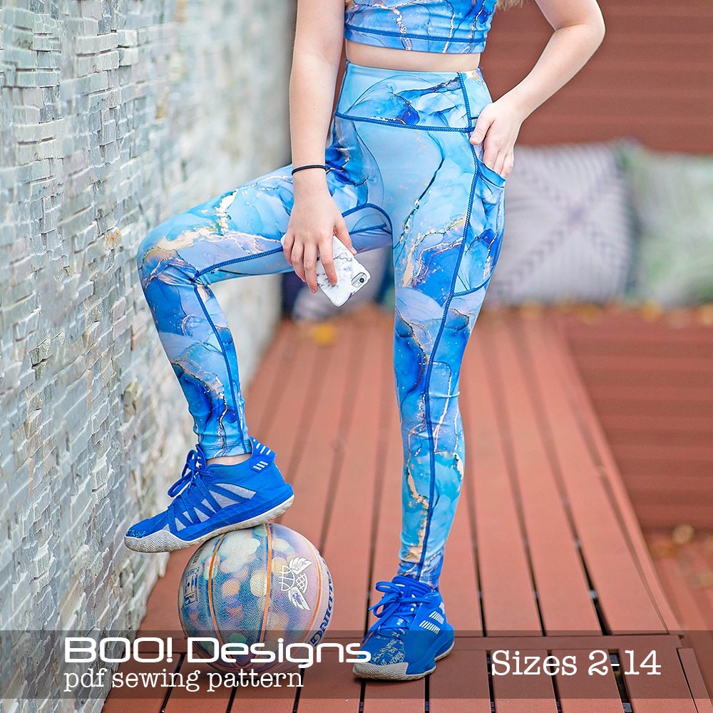 Thread Faction 120 Footloose Dance Leggings/legwarmers PDF Sewing Pattern  Girls Sizes 2 10 -  Canada