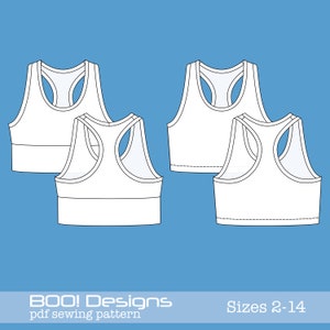 PDF Pattern Firebird Crop Top