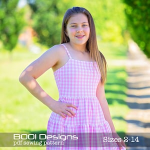 PDF Pattern Bandeau Dress, Skirt and Crop