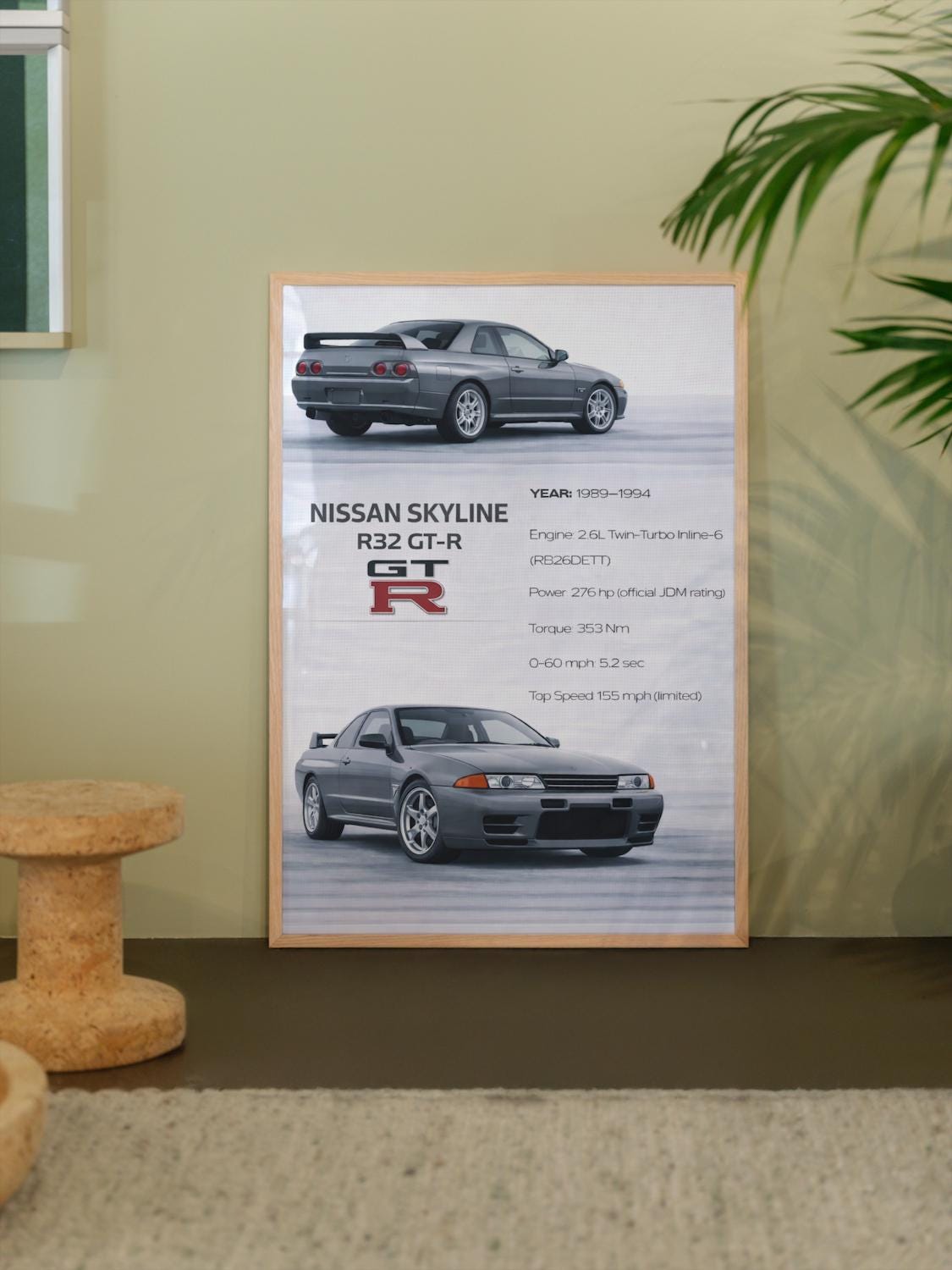 Nissan Skyline R32 GT-R Poster | RB26 Twin Turbo JDM Print