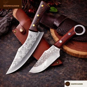 Edelstahl-Küchenmesser tragbares Koch Allzweckmesser Kochen im Freien Fleisch-Gemüse-Vorbereitungswerkzeug