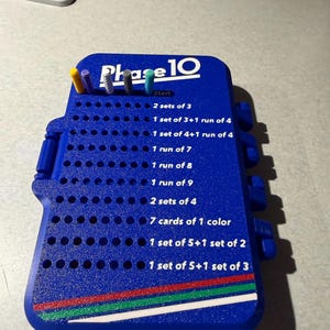 Phase 10 Card Game Holder