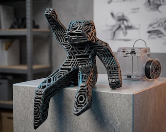 Project Hail Mary Grace Skulptur, Sci Fi Figuren Statue, Alien Sammlerstück, Buch inspiriert Dekor, Film Fan Art, Schreibtisch Regal Geschenk