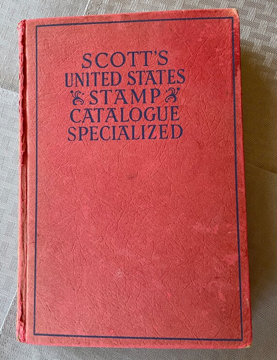 Scott's United States Stamp Catalogue Specialized Etsy