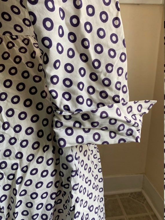 1950's Vintage Cotton Day Dress// Delightful Dots… - image 2