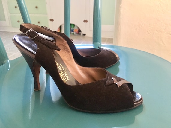 1940's Saks Fifth Avenue Slingback Heels
