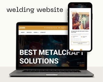 Schweißen Website Vorlage, Responsive WordPress Theme, Metal Fabrication Business