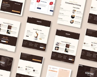 Coffee Shop Html-Vorlage | Responsive Cafe Website Design (Business Theme)