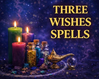 Incantesimo dei Tre Desideri – Potente rituale per la manifestazione e la realizzazione dei desideri