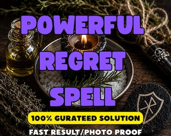 Krachtige spijtspreuk – diepe emotionele reflectie, wroeging en terugkeerritueel